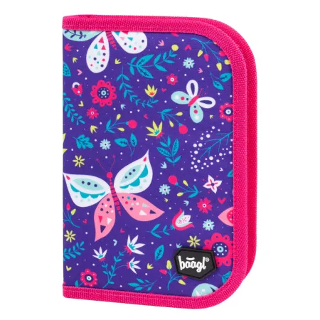BAAGL SET 5 Motýl: aktovka, penál, sáček, box, desky