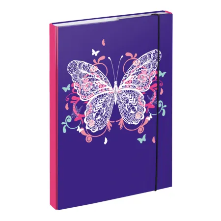 BAAGL SET 5 Motýl: aktovka, penál, sáček, box, desky