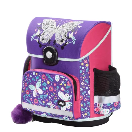 BAAGL SET 5 Motýl: aktovka, penál, sáček, box, desky