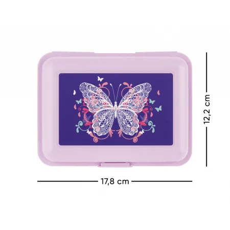 BAAGL SET 5 Motýl: aktovka, penál, sáček, box, desky