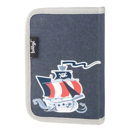 BAAGL SET 5 Piráti: aktovka, penál, sáček, láhev, zástěra