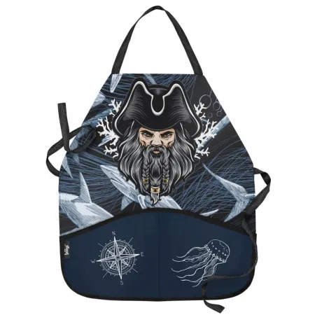 BAAGL SET 5 Piráti: aktovka, penál, sáček, láhev, zástěra