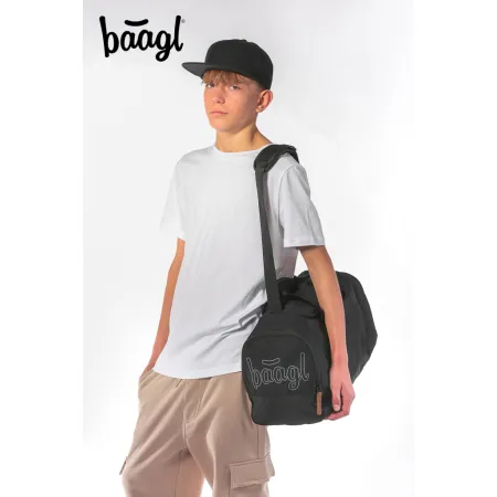 BAAGL SET 5 Skate max Darkness: batoh, penál, sáček, sportovní taška, ledvinka