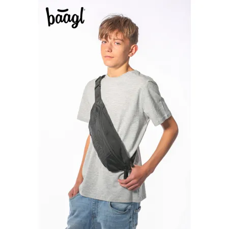 BAAGL SET 5 Skate max Darkness: batoh, penál, sáček, sportovní taška, ledvinka