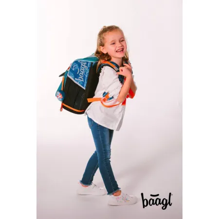 BAAGL SET 5 Zippy Liška: aktovka, penál, sáček, desky, box