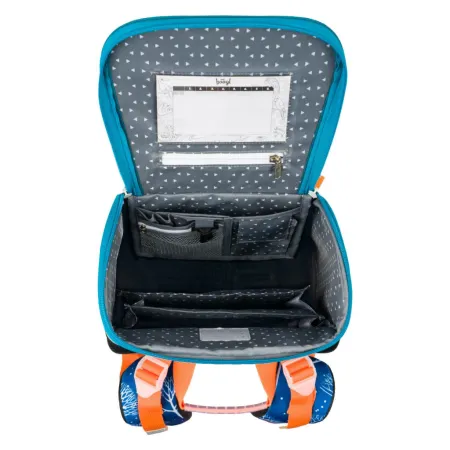 BAAGL SET 5 Zippy Liška: aktovka, penál, sáček, desky, box