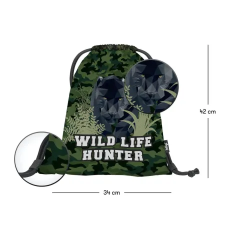 BAAGL SET 5 Zippy Panter: aktovka, penál, sáček, desky, box