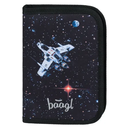 BAAGL SET 5 Zippy Plus Pixel Space: aktovka, penál, sáček, zástěra, peněženka