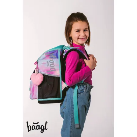 BAAGL SET 5 Zippy Sova: aktovka, penál, sáček, desky, box