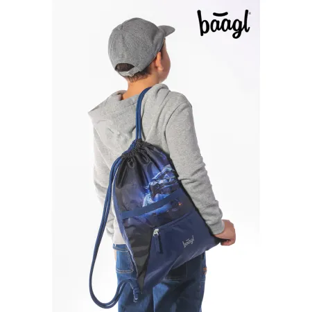 BAAGL SET 5 Zippy Vesmírná loď: aktovka, penál, sáček, zástěra, peněženka