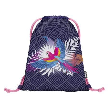 BAAGL SET 6 Papoušek: aktovka, penál, sáček, desky, box, peněženka