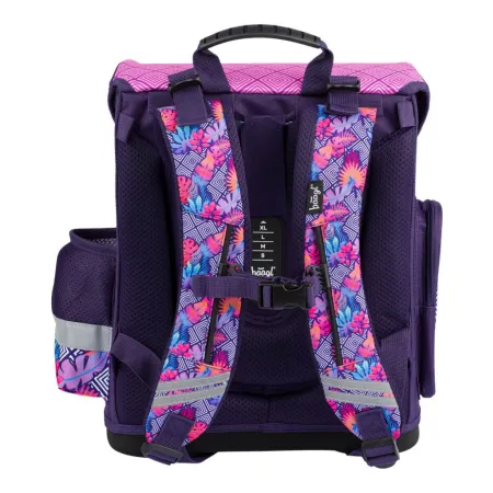 BAAGL SET 6 Papoušek: aktovka, penál, sáček, desky, box, peněženka