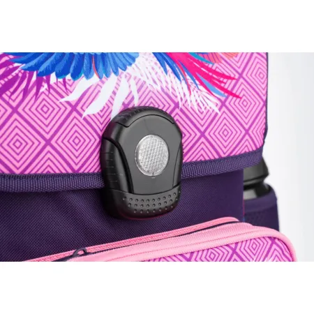 BAAGL SET 6 Papoušek: aktovka, penál, sáček, desky, box, peněženka