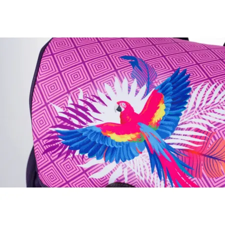 BAAGL SET 6 Papoušek: aktovka, penál, sáček, desky, box, peněženka