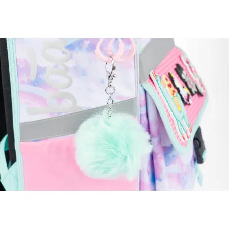 BAAGL SET 6 Zippy Duha: aktovka, penál, sáček, box, desky, silikonové pouzdro