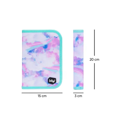 BAAGL SET 6 Zippy Duha: aktovka, penál, sáček, box, desky, silikonové pouzdro