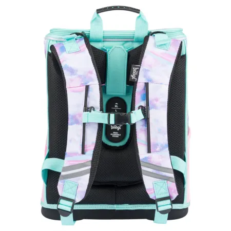 BAAGL SET 6 Zippy Duha: aktovka, penál, sáček, box, desky, silikonové pouzdro