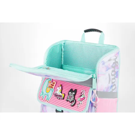 BAAGL SET 6 Zippy Duha: aktovka, penál, sáček, box, desky, silikonové pouzdro