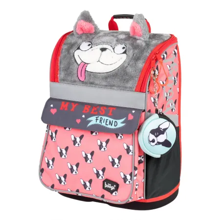 BAAGL SET 7 Doggie: aktovka, penál, sáček, box, desky na zip, peněženka, plyšový notes