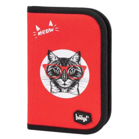 BAAGL SET 7 Kočka: aktovka, penál, sáček, desky, box, zástěra, kapsář