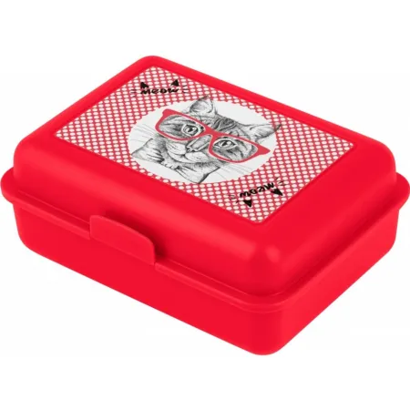 BAAGL SET 7 Kočka: aktovka, penál, sáček, desky, box, zástěra, kapsář