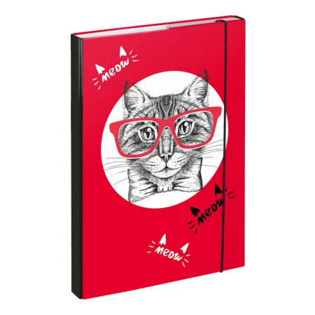 BAAGL SET 7 Kočka: aktovka, penál, sáček, desky, box, zástěra, kapsář