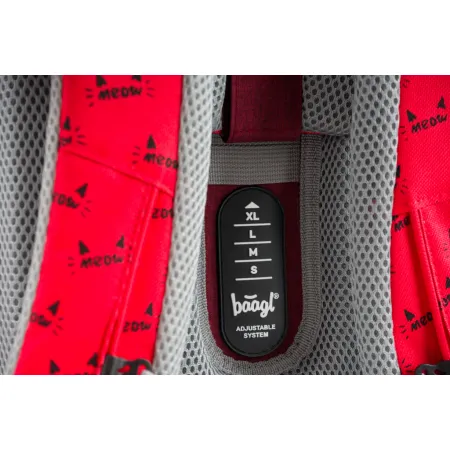 BAAGL SET 7 Kočka: aktovka, penál, sáček, desky, box, zástěra, kapsář