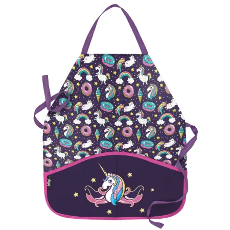 BAAGL SET 7 Zippy Unicorn: aktovka, penál, sáček, desky, box, zástěra, samolepky