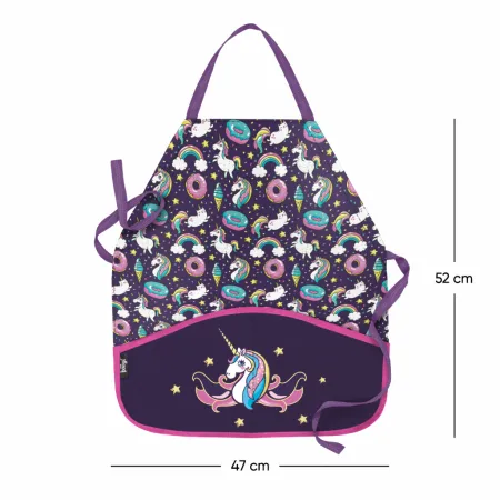 BAAGL SET 7 Zippy Unicorn: aktovka, penál, sáček, desky, box, zástěra, samolepky