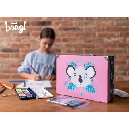 BAAGL Skládací školní kufřík Baby Koala s kováním