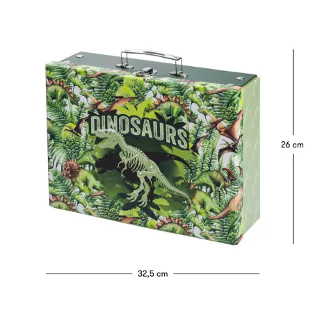 BAAGL Skládací školní kufřík Dinosaur