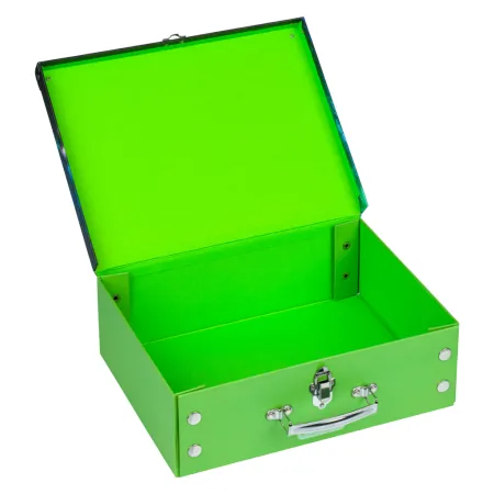 BAAGL Skládací školní kufřík Fotbal Míč s kováním