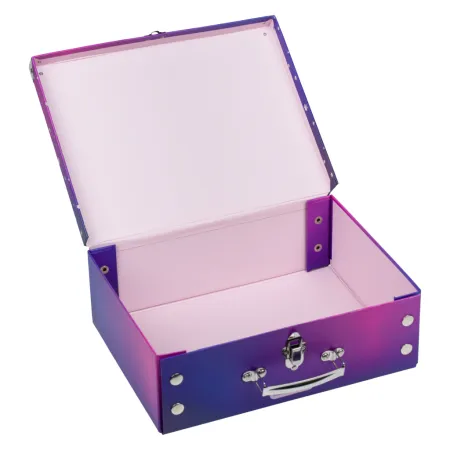 BAAGL Skládací školní kufřík Koně Srdce s kováním