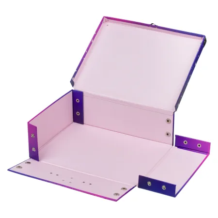 BAAGL Skládací školní kufřík Koně Srdce s kováním