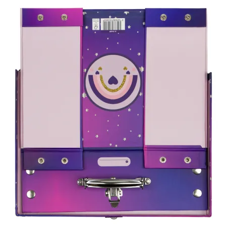 BAAGL Skládací školní kufřík Koně Srdce s kováním