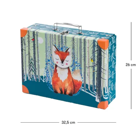 BAAGL Skládací školní kufřík Liška