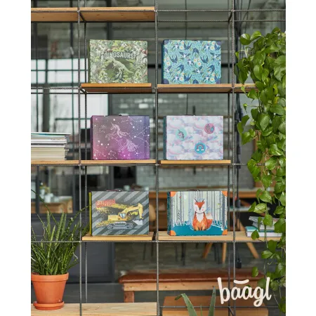 BAAGL Skládací školní kufřík Liška