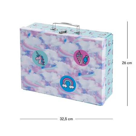 BAAGL Skládací školní kufřík Nebe