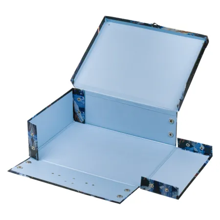 BAAGL Skládací školní kufřík Pixel Space s kováním