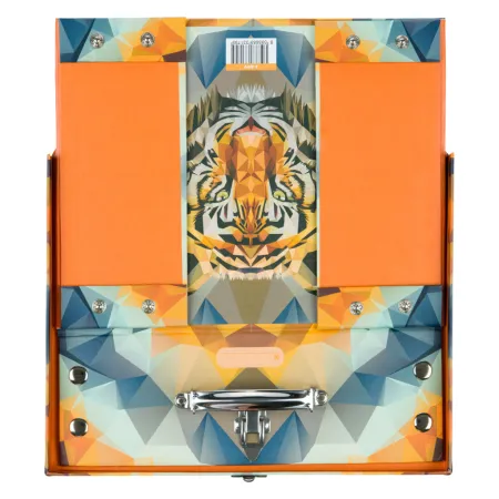 BAAGL Skládací školní kufřík Tiger s kováním