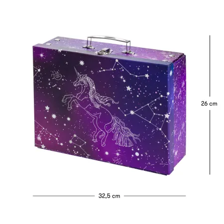 BAAGL Skládací školní kufřík Unicorn Universe