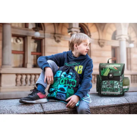 BAAGL Školní aktovka Dino