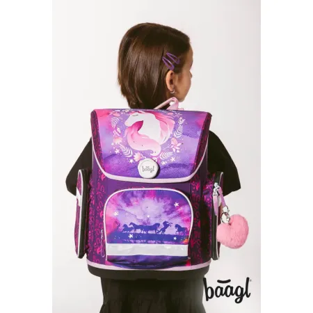 BAAGL Školní aktovka Ergo Kůň