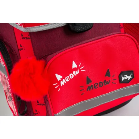 BAAGL Školní aktovka Kočka