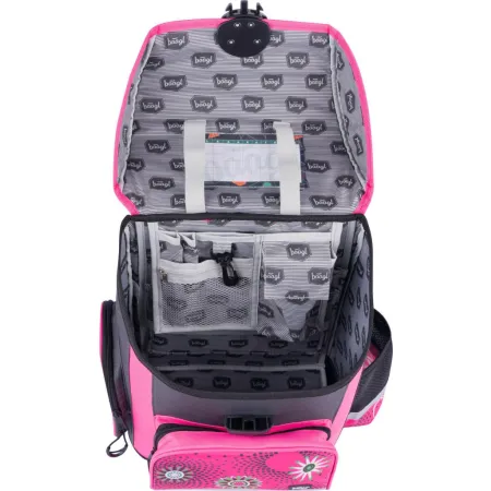 BAAGL Školní aktovka Květiny