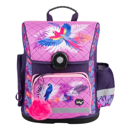 BAAGL Školní aktovka Papoušek