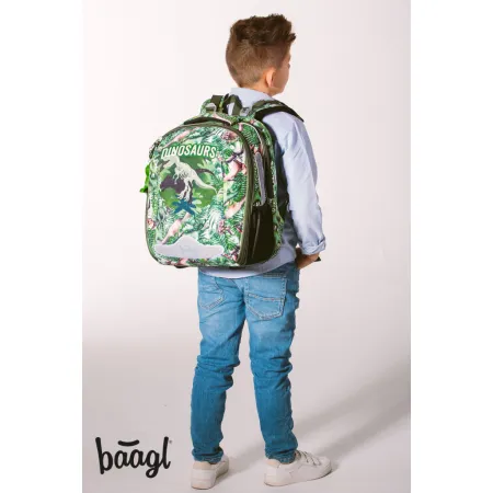 BAAGL Školní aktovka Shelly Dinosaurs