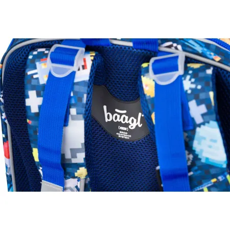 BAAGL Školní aktovka Shelly Space Game