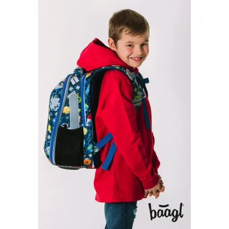 BAAGL Školní aktovka Shelly Space Game