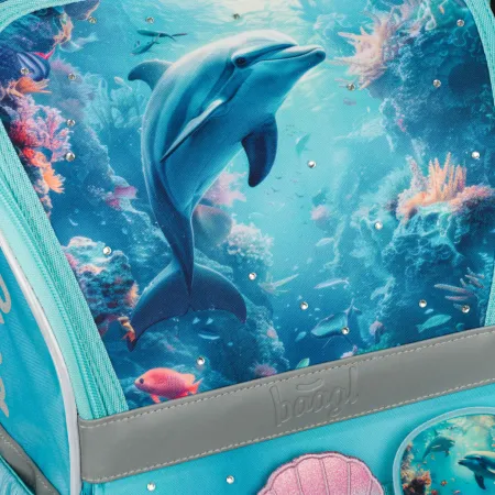 BAAGL Školní aktovka Zippy Delfín
